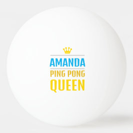 Amanda Tischtennisball