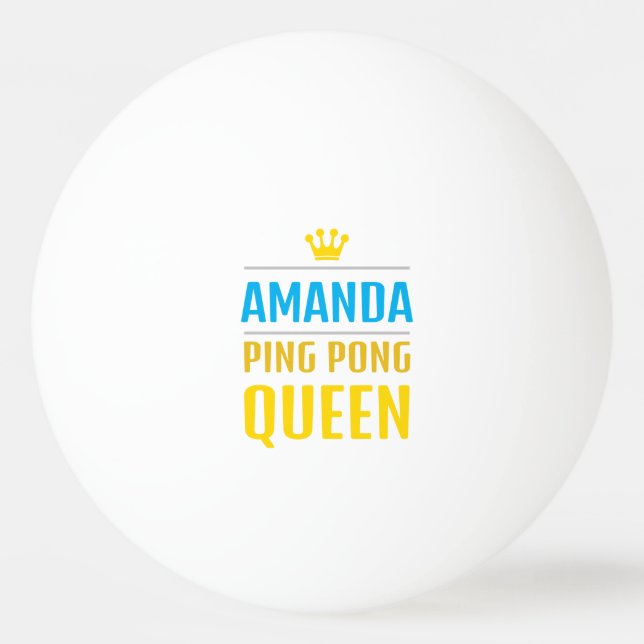 Amanda Tischtennisball (Vorderseite)