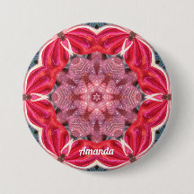 AMANDA ~ White Pink Green BLING