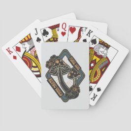 Amanita Muscaria Mushroom Botanical Cottagecore  Spielkarten