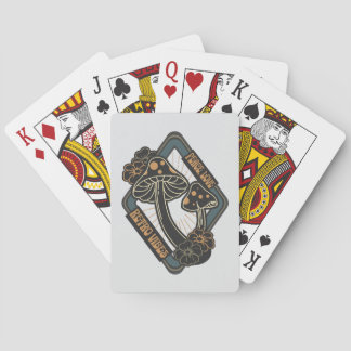 Amanita Muscaria Mushroom Botanical Cottagecore  Spielkarten