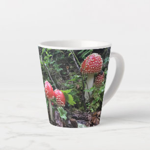 Amanita Muscaria Pilze - 12 oz. Latte Tasse