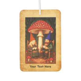 Amanita Mushroom und Gnomes Autolufterfrischer