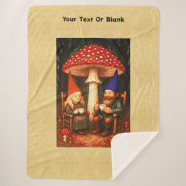 Amanita Mushroom und Gnomes Sherpadecke