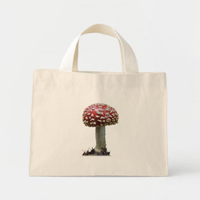 Amanita Pilzbeutel Mini Stoffbeutel (Vorne)