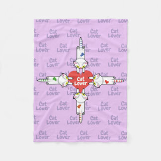 Amantes de los gatitos fleecedecke