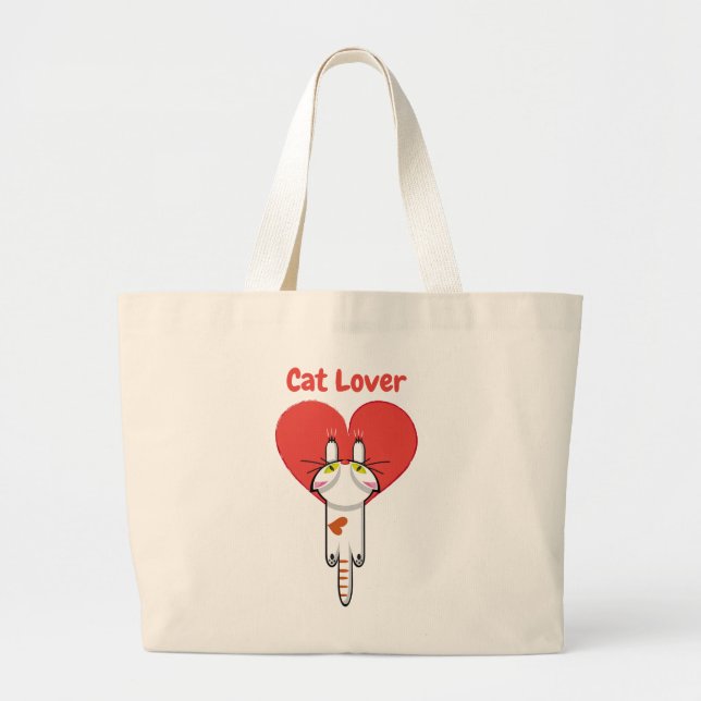 Amantes de los gatitos jumbo stoffbeutel (Vorne)