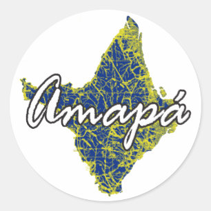 Amapa Runder Aufkleber