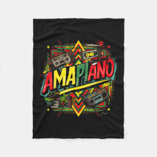 Amapiano African Print Black History Monat Fleecedecke