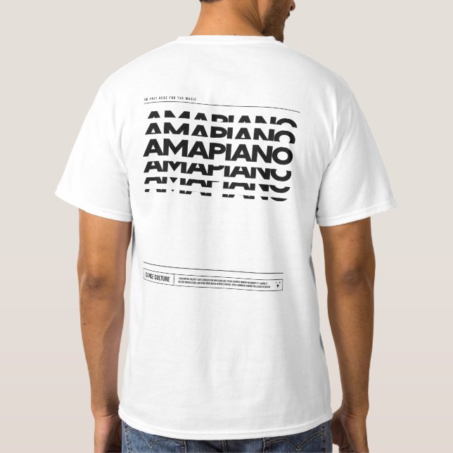 Amapiano Ihre Ohren werden Ihnen danken T - Shirt (Rückseite)
