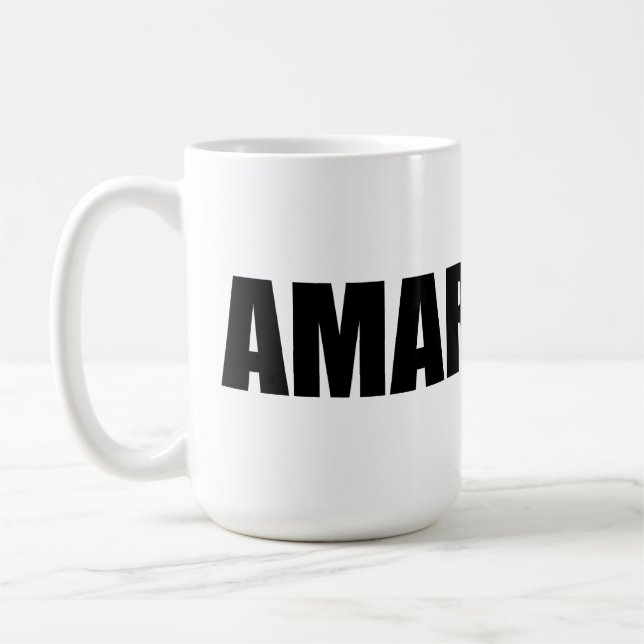 Amar-Liebe auf Spanisch Kaffeetasse (Links)