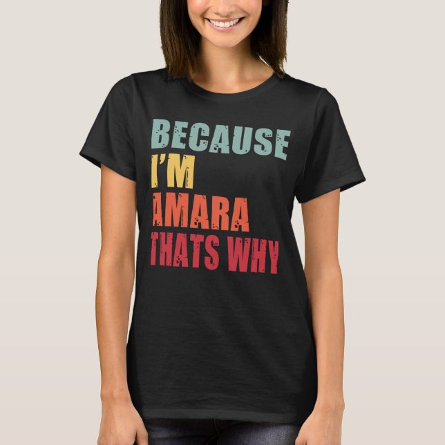 Amara I m Jeder spricht über Amara T-Shirt (Vorderseite)