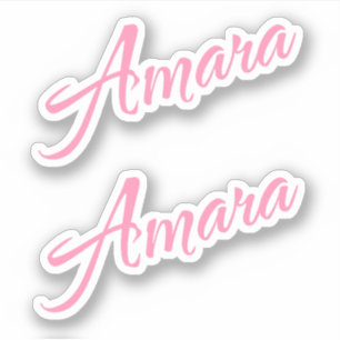 Amara-Name x2 Aufkleber