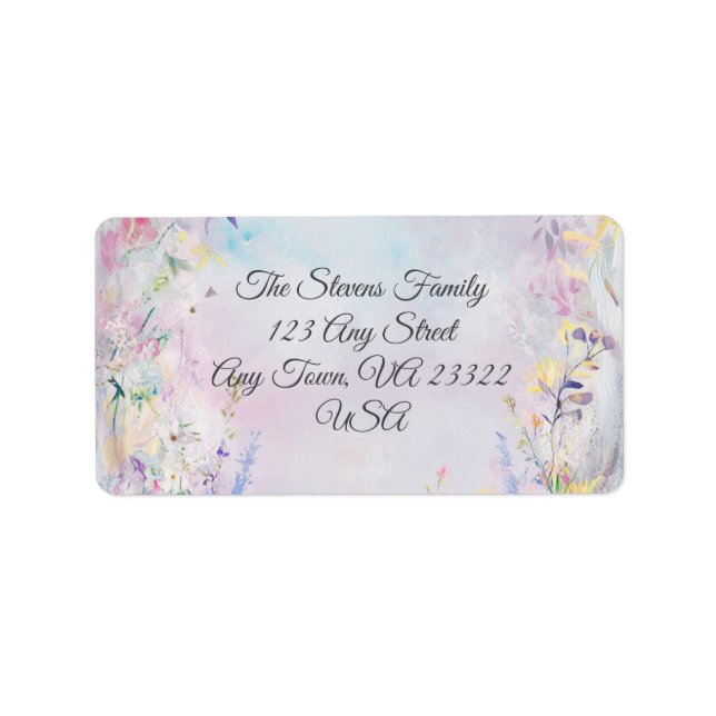 Amara-Rücksendeadresse Adressaufkleber (Vorne)