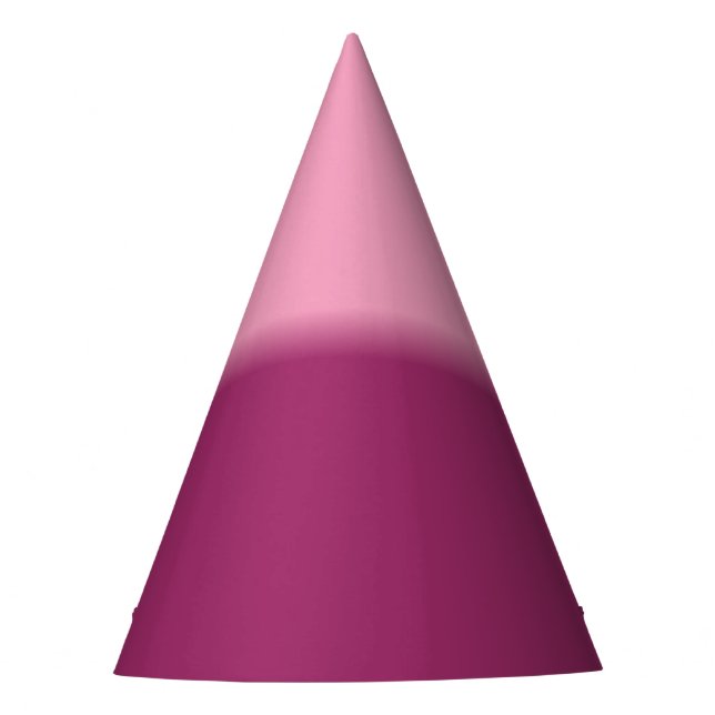 Amaranth Pink und Amaranth Lila Partyhütchen (Vorderseite)