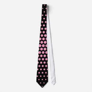 Amaranth pinke Techno-Punkte Modern Schwarz Krawatte
