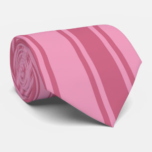 Amaranth rosa Farbstreifen Funky Muster Krawatte