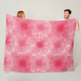 Amaranth Stars Fleecedecke