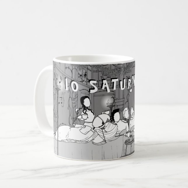 Amarantus' Saturnalia Kaffeetasse (Vorderseite Links)