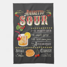 Amaretto Sour Recipe Geschirrtuch