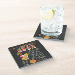 Amaretto Sour Recipe Glasuntersetzer