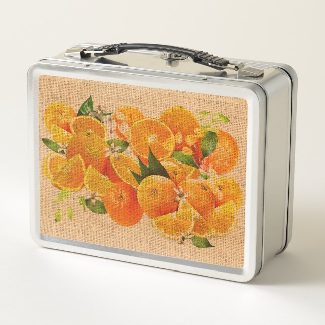 Amargas Naranjas de Capri Metall Brotdose (Rückseite)