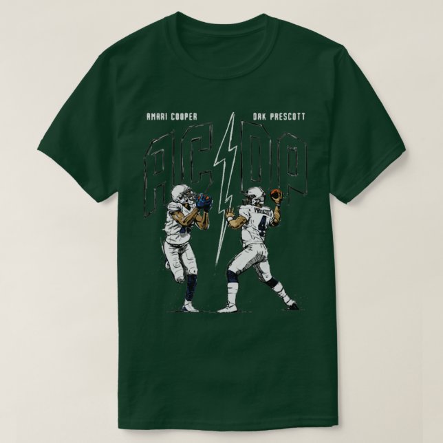 Amari Cooper Dak Prescott Dallas ACDP TShirt 2 (Design vorne)