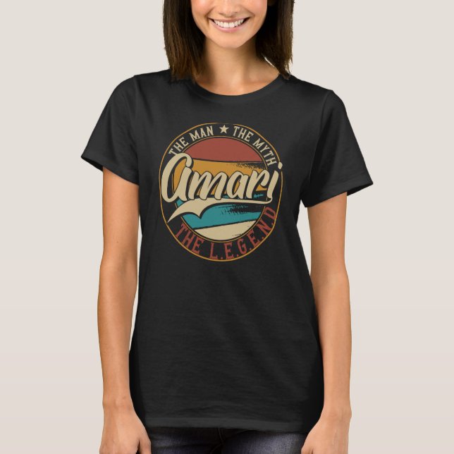Amari Der Mann der Mythos der Legende T-Shirt (Vorderseite)