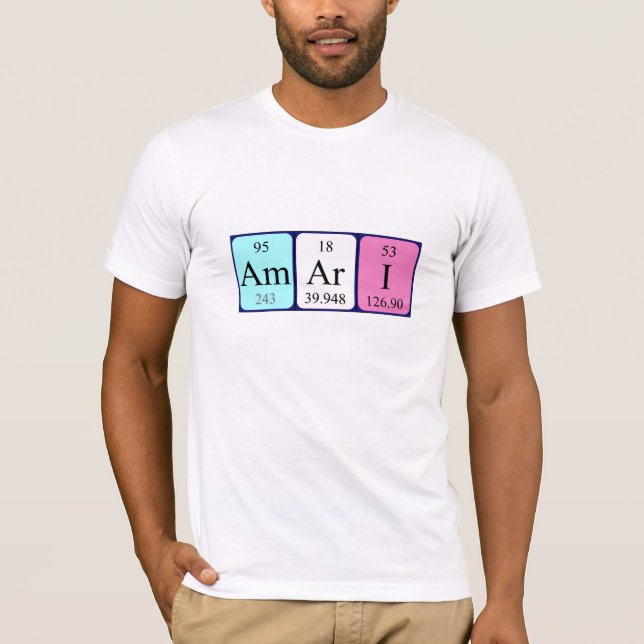 Amari Periodenname Shirt (Vorderseite)