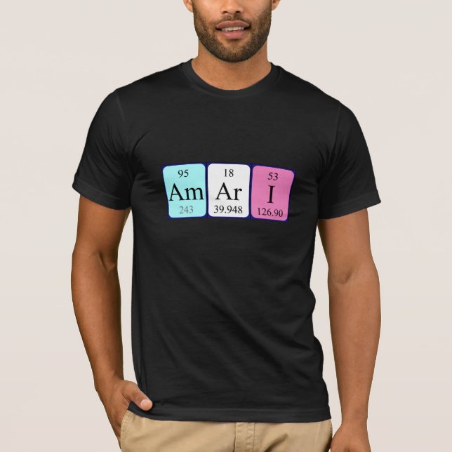 Amari Periodenname Shirt (Vorderseite)