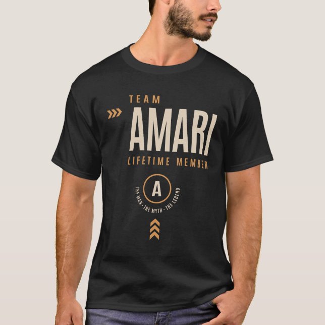 Amari Personalisierter Name - Funny Amari T-Shirt (Vorderseite)