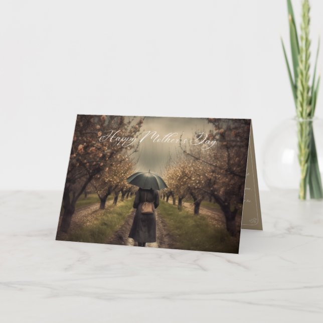 Amarii's Heart - Deep Message Mother's Day Card Dankeskarte (Vorderseite)