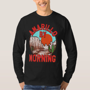 Amarillo By Morning Cowgirl Rodeo Horse Girl Texas T-Shirt