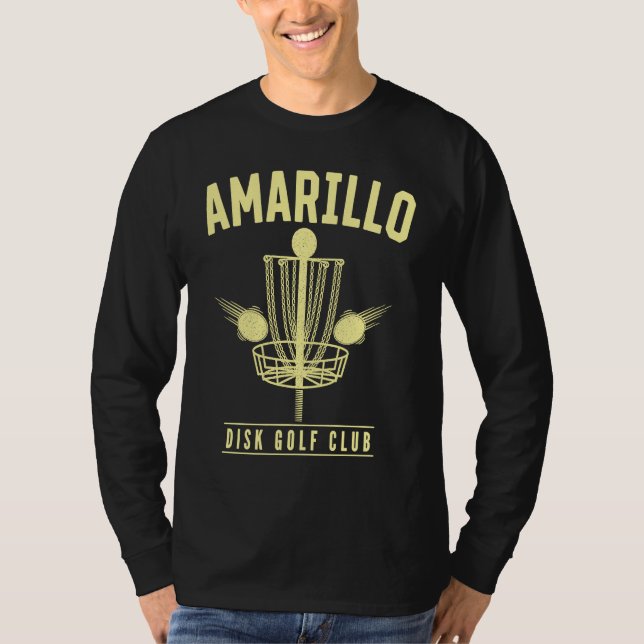 Amarillo Disc Golf Club Golfer Texas Disc Golf  TX T-Shirt (Vorderseite)