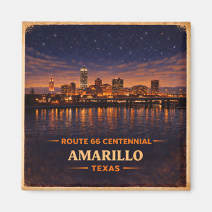 Amarillo Route 66 Skyline Kühlschrank Dekoration G Magnet