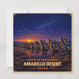 Amarillo Route 66 Wüstenreisestation Geschenkpapie