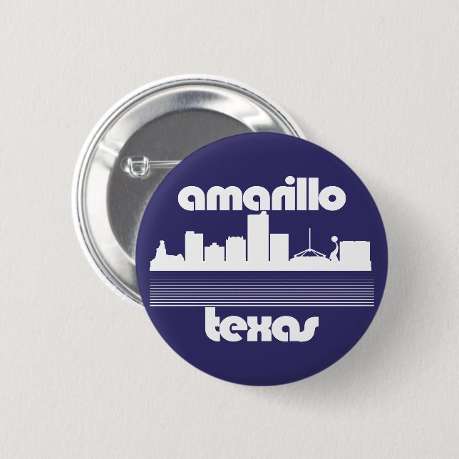 Amarillo Texas Button (Vorne & Hinten)