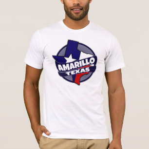 Amarillo Texas-Fahne zerplatzt Hemd T-Shirt