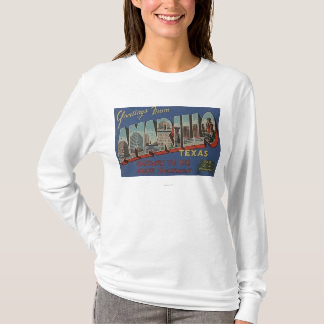 Amarillo, Texas (Herz des Pan-Handle) T-Shirt (Vorderseite)