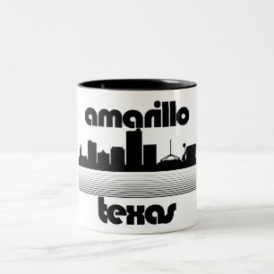 Amarillo Texas Zweifarbige Tasse