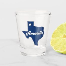 Amarillo TX Lonestar Staat West Texas Panhandle Schnapsglas
