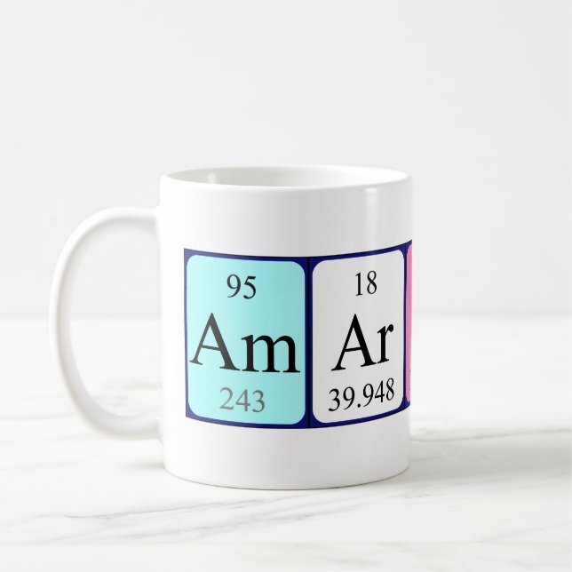 Amarion Periodenname Tasse (Links)