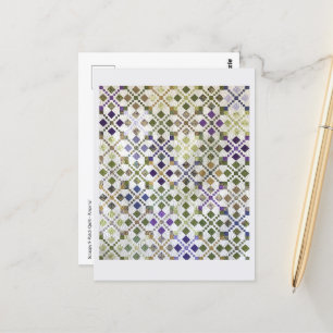 Amarna Quilt Postkarte