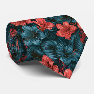 Amaryllis-Druck Engagement Business-Kleidung Krawatte