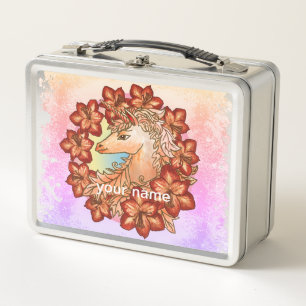 Amaryllis Einhorn Metall Brotdose