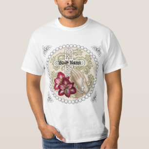 Amaryllis Rosary Custom T - Shirt