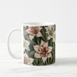 Amaryllis Vintage Blume Kaffeetasse
