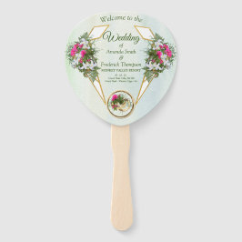 Amaryllis, weiße Lilien, Farne Bouquets Fächer