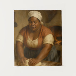 Amasando el Pan Wandteppich