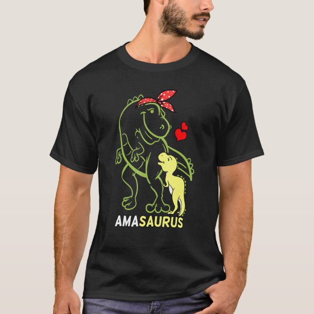 Amasaurus Ama Tyrannosaurus Dinosaur Baby T-Shirt (Vorderseite)